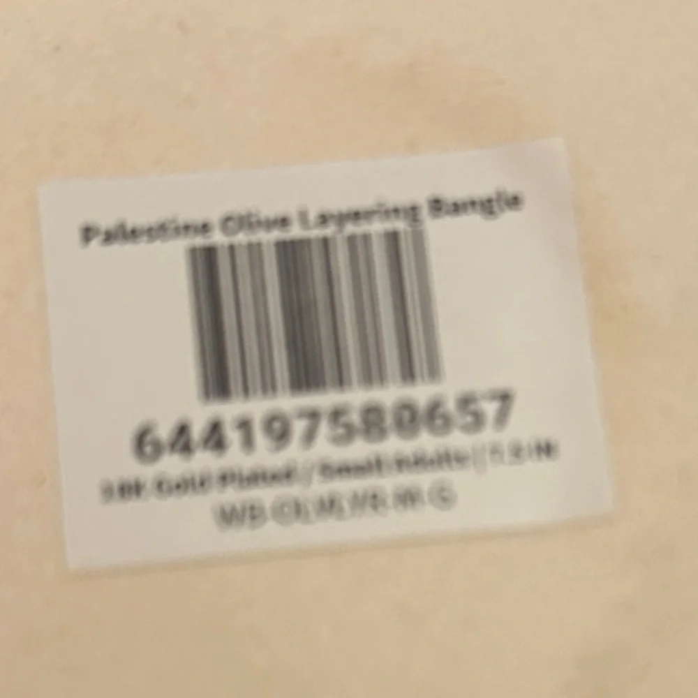 Palestine Olive Layering Bangle - Picture 6 of 7